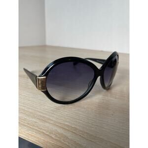 Oliver Peoples Harlot BK/CG Sunglasses Oversized Black Gold READ 64-15-130